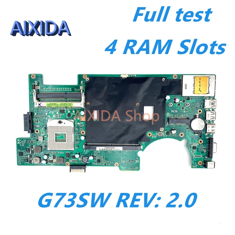 AIXIDA 60-N3IMB1000 60-N3IMB1000-C06 материнская плата Asus G73SW REV: 2,0 материнская плата для ноутбука 4 слота ОЗУ HM65 полностью протестирована
AIXIDA 60-N3IMB1000 60-N3IMB1000-C06 материнская плата Asus G73SW REV: 2,0 материнская плата для ноутбука 4 слота ОЗУ HM65 полностью протестирована