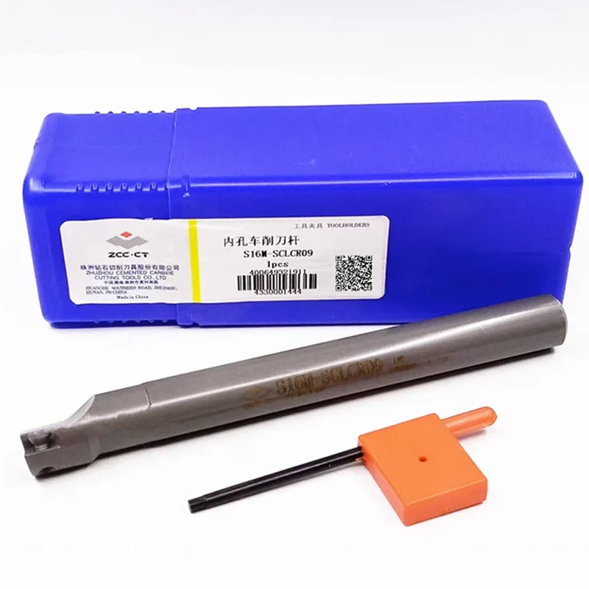 S16M-SCLCR09/S16M-SCLCL09/S14N-SCLCR09 ZCC.CT Inner hole turning tool Internal Turning Tool For CC** inserts 1PCS/BOX
S16M-SCLCR09/S16M-SCLCL09/S14N-SCLCR09 ZCC.CT Inner hole turning tool Internal Turning Tool For CC** inserts 1PCS/BOX