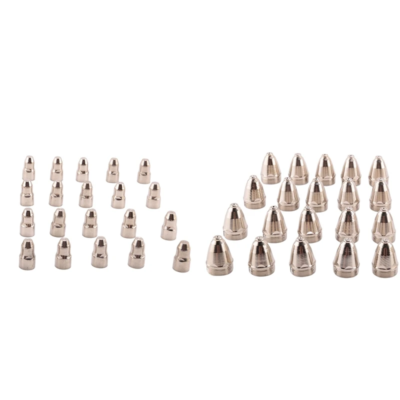 40Pcs P80 Nozzle/Tip Electrode Consumables Plasma Cutting Torch Spare Parts Accessories
40Pcs P80 Nozzle/Tip Electrode Consumables Plasma Cutting Torch Spare Parts Accessories