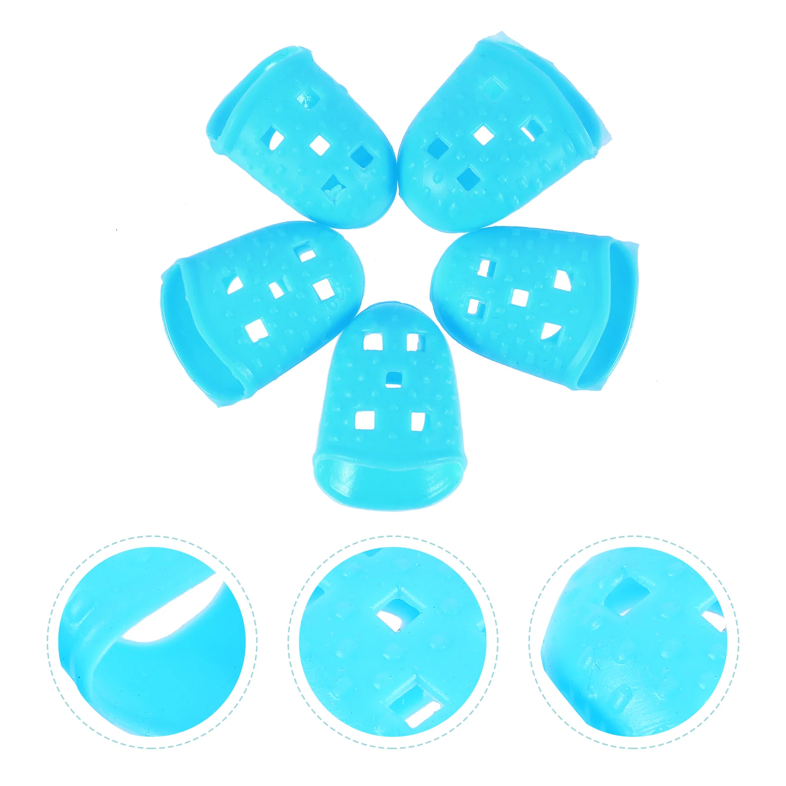 25 Pcs Rubber Finger Protector Thumb Fingertip Cover Handguard Silica Gel Guitar Protection Cap
25 Pcs Rubber Finger Protector Thumb Fingertip Cover Handguard Silica Gel Guitar Protection Cap