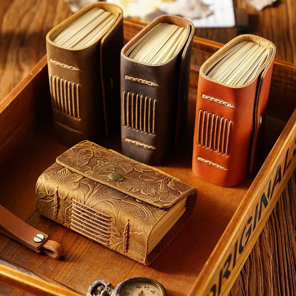 Handmade Cowhide Cover Sketchbook Portable Writing DIY Diary Notebook Leather Traveler Notebook Journal
Handmade Cowhide Cover Sketchbook Portable Writing DIY Diary Notebook Leather Traveler Notebook Journal