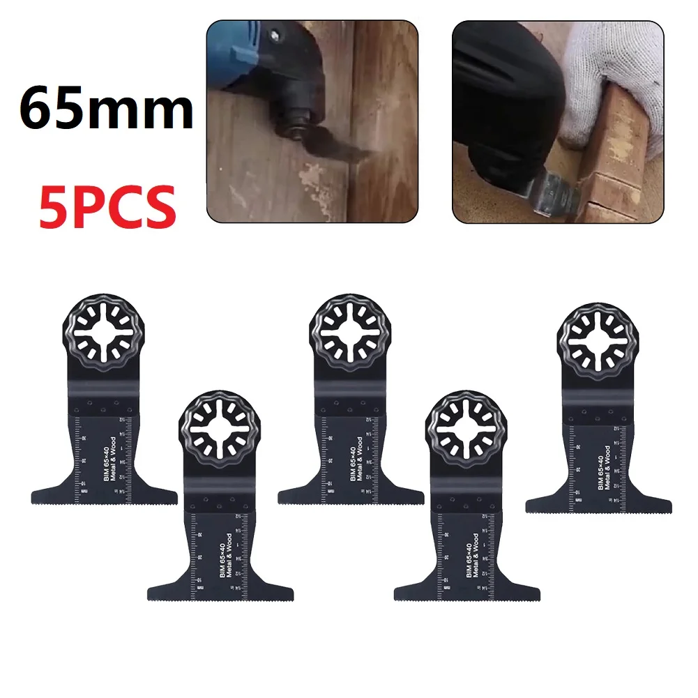 Осциллирующее многофункциональное лезвие пилы подходит для осциллирующих инструментов для резки дерева и металла удаление гвоздей и более 5 шт. 65 мм Универсальное
Осциллирующее многофункциональное лезвие пилы подходит для осциллирующих инструментов для резки дерева и металла удаление гвоздей и более 5 шт. 65 мм Универсальное