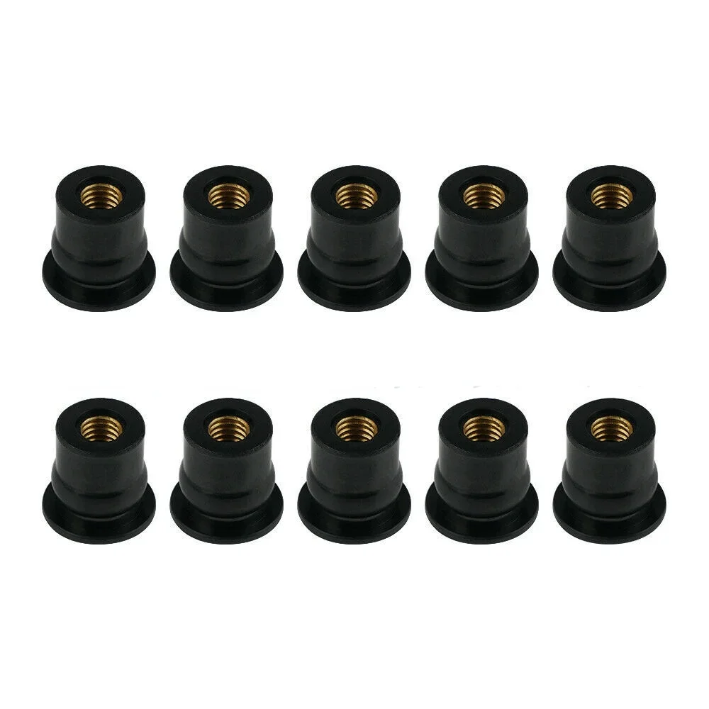 10pcs Rubber Well Nuts convex type M6 Blind Fastener Windscreen Windshield Fairing Cowl Fastener Accessories for Motorcycle
10pcs Rubber Well Nuts convex type M6 Blind Fastener Windscreen Windshield Fairing Cowl Fastener Accessories for Motorcycle