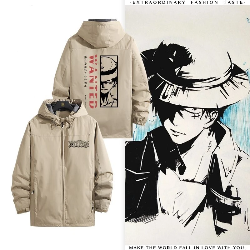 One Piece Jacket Anime Monkey D. Luffy Surrounding Trend Boys Jackets Handsome Loose Student Zipper Coat Leisure Versatile New
One Piece Jacket Anime Monkey D. Luffy Surrounding Trend Boys Jackets Handsome Loose Student Zipper Coat Leisure Versatile New