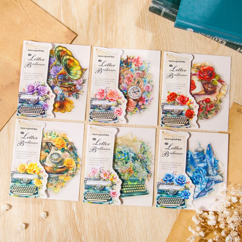 Flowers And Vintage Furniture Laser Stickers Aesthetic Sketchbook Diary Decoration Phone Labels Creativity Stationery Supplies
Flowers And Vintage Furniture Laser Stickers Aesthetic Sketchbook Diary Decoration Phone Labels Creativity Stationery Supplies