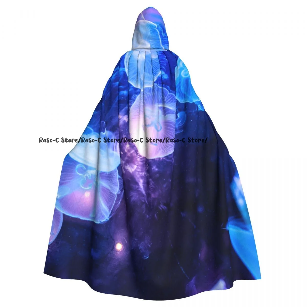 Unisex Witch Party Reversible Hooded Adult Vampires Cape Cloak Jellyfishes Swimming In Aquarium
Unisex Witch Party Reversible Hooded Adult Vampires Cape Cloak Jellyfishes Swimming In Aquarium