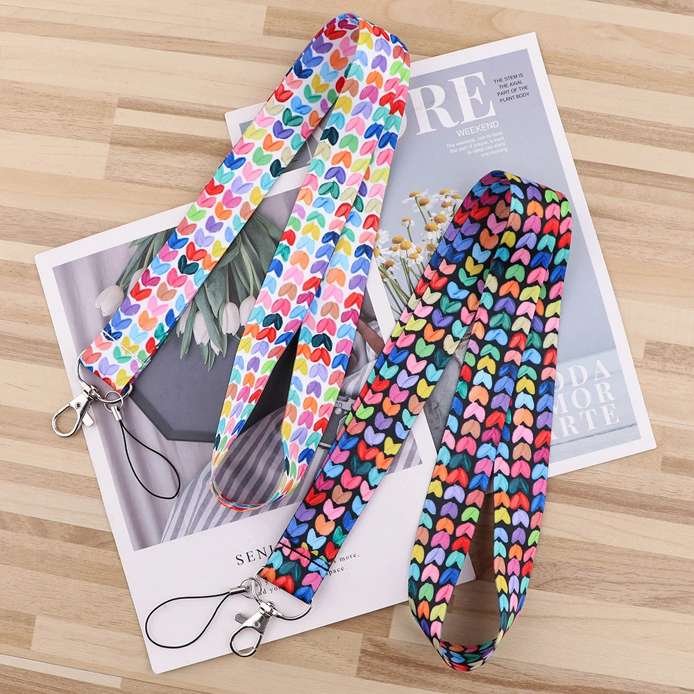 Flyingbee Fashion Gifts Painted Hearts Painting Art Key Chain Lanyard Neck Strap For Phone Keys ID Card Creative Lanyards X2559
Flyingbee Fashion Gifts Painted Hearts Painting Art Key Chain Lanyard Neck Strap For Phone Keys ID Card Creative Lanyards X2559