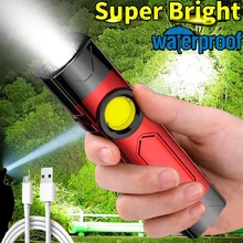 Portable LED Flashlight Mini COB Work Light USB Rechargeable 18650 Camping Torch with Clip 3 Modes Powerful Outdoor Lighting
Portable LED Flashlight Mini COB Work Light USB Rechargeable 18650 Camping Torch with Clip 3 Modes Powerful Outdoor Lighting