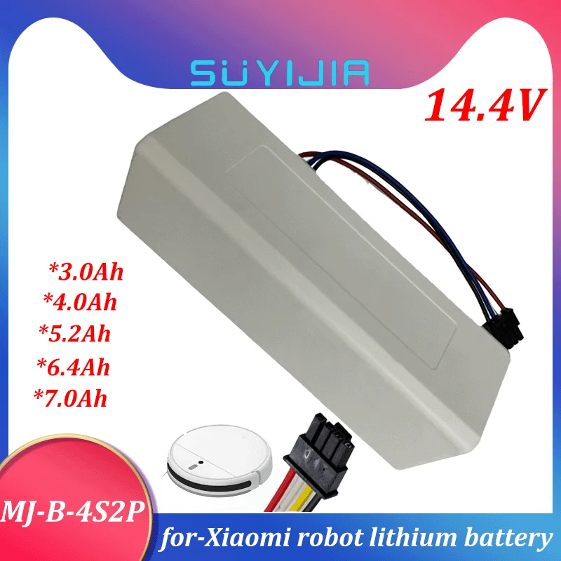 NEW MJ-B-4S2PLithium Battery 14.4V Sweeping and Mopping All-in-one Machine Is Suitable for Xiaomi Mijia Robot Vacuum Mop Battery
NEW MJ-B-4S2PLithium Battery 14.4V Sweeping and Mopping All-in-one Machine Is Suitable for Xiaomi Mijia Robot Vacuum Mop Battery