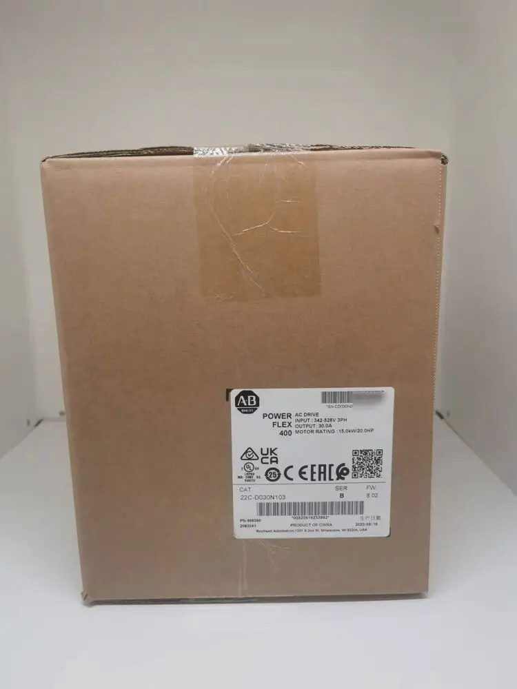 1 шт. Новый 22C-D030N103 PowerFlex 400 15 кВт 20 л.с. привод переменного тока 22CD030N103 Товары в наличии
1 шт. Новый 22C-D030N103 PowerFlex 400 15 кВт 20 л.с. привод переменного тока 22CD030N103 Товары в наличии
