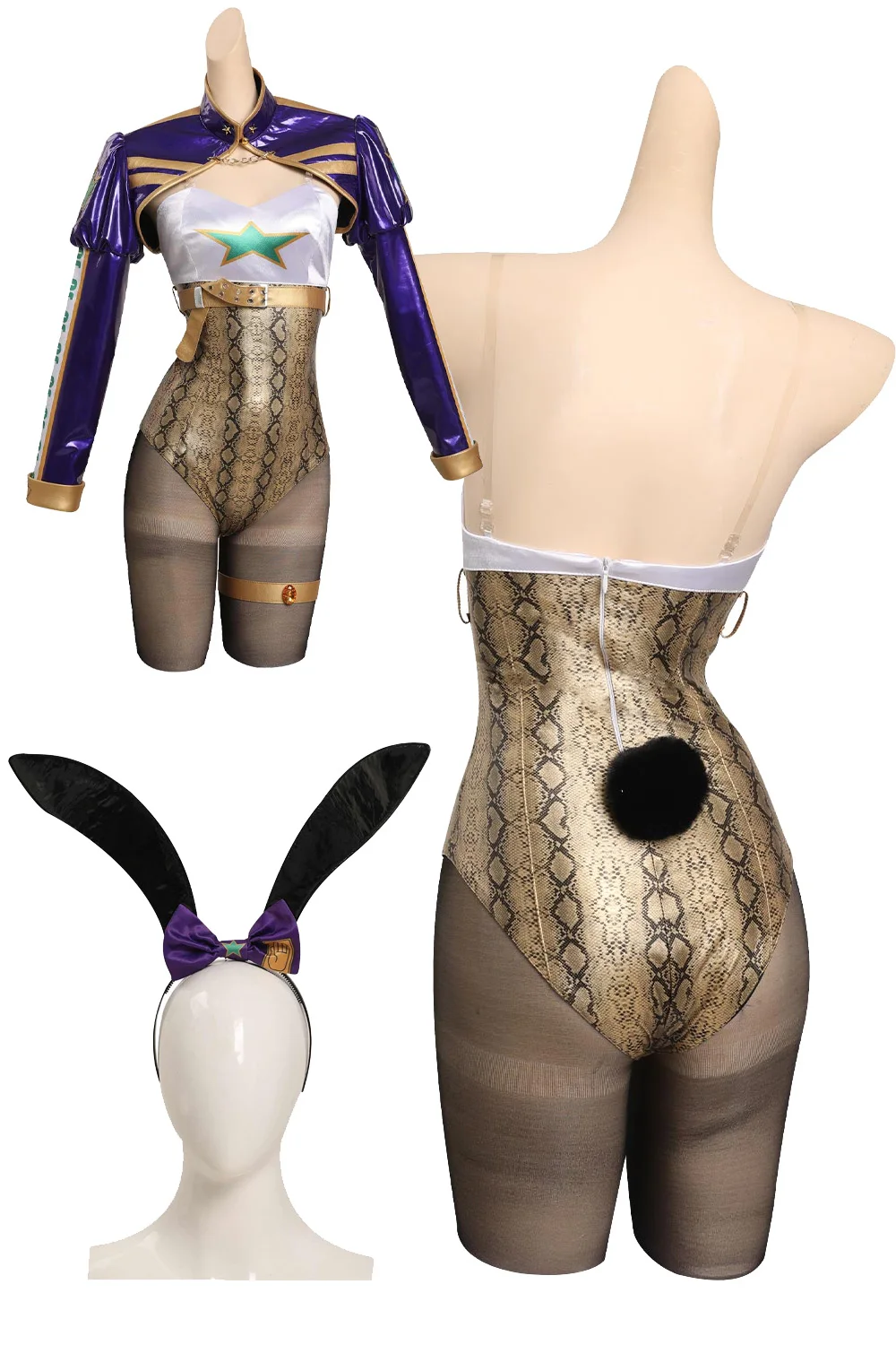 Jotaro Kujo Cosplay Anime Bunny Girls Costume Jumpsuit Coat Headwear Outfits Halloween Carnival Suit for Girls Women Ladies
Jotaro Kujo Cosplay Anime Bunny Girls Costume Jumpsuit Coat Headwear Outfits Halloween Carnival Suit for Girls Women Ladies