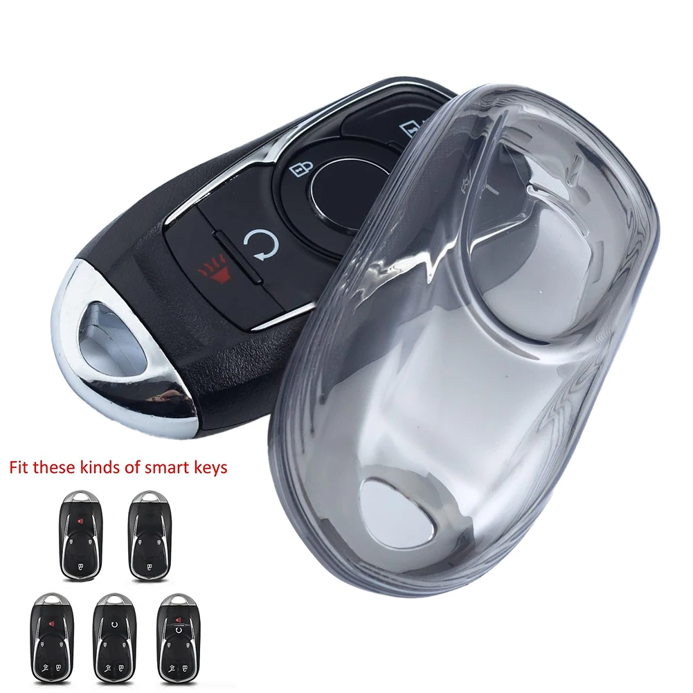 1pc Black Transparent Key Fob Case Cover For Buick Enclave 2018-2023 Car Key Sleeve Protector Accessories
1pc Black Transparent Key Fob Case Cover For Buick Enclave 2018-2023 Car Key Sleeve Protector Accessories