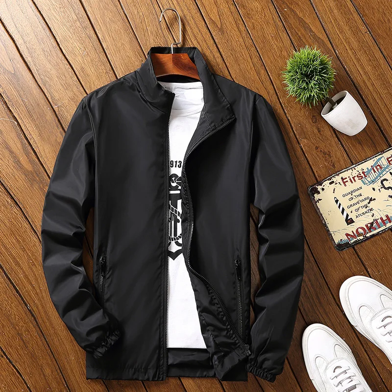 Spring Autumn Men's Bomber Jacket Casual Stand Collar Jacket Coats Mens Streetwear 2023Fashion Men Cargo Jacket Windbreaker Top
Spring Autumn Men's Bomber Jacket Casual Stand Collar Jacket Coats Mens Streetwear 2023Fashion Men Cargo Jacket Windbreaker Top