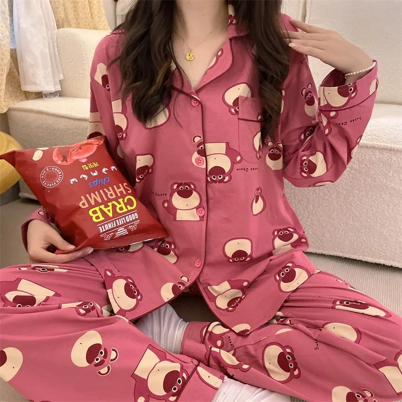 Милые теплые пижамы Kawaii с изображением клубники, медведя, ститча, домашняя длинная одежда, костюм для девочек, Рождественский подарок на день рождения, зима
Милые теплые пижамы Kawaii с изображением клубники, медведя, ститча, домашняя длинная одежда, костюм для девочек, Рождественский подарок на день рождения, зима
