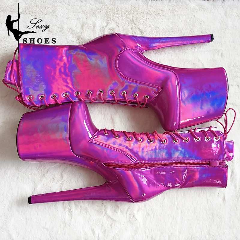 Luxury Women Boots Laser Vamp Fantastic Snake Pattern Strappy Ankle Boots Sexy Fetish Stiletto Large Size Zip Waterproof Party
Luxury Women Boots Laser Vamp Fantastic Snake Pattern Strappy Ankle Boots Sexy Fetish Stiletto Large Size Zip Waterproof Party