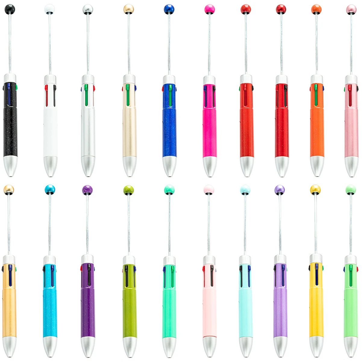 10pcs Four-Colors Refill Beaded Ballpoint Pen DIY Beadable Pens Wedding Party Guest Gift Christmas New Year Gift Christmas Decor
10pcs Four-Colors Refill Beaded Ballpoint Pen DIY Beadable Pens Wedding Party Guest Gift Christmas New Year Gift Christmas Decor