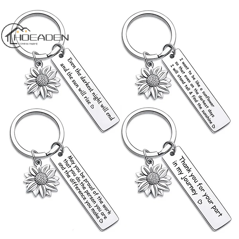 1 Pc Women And Men Inspirational Stainless Steel Sunflower Keychains Best Friends Key Rings Fashion Jewelry Couple Key Pendant
1 Pc Women And Men Inspirational Stainless Steel Sunflower Keychains Best Friends Key Rings Fashion Jewelry Couple Key Pendant
