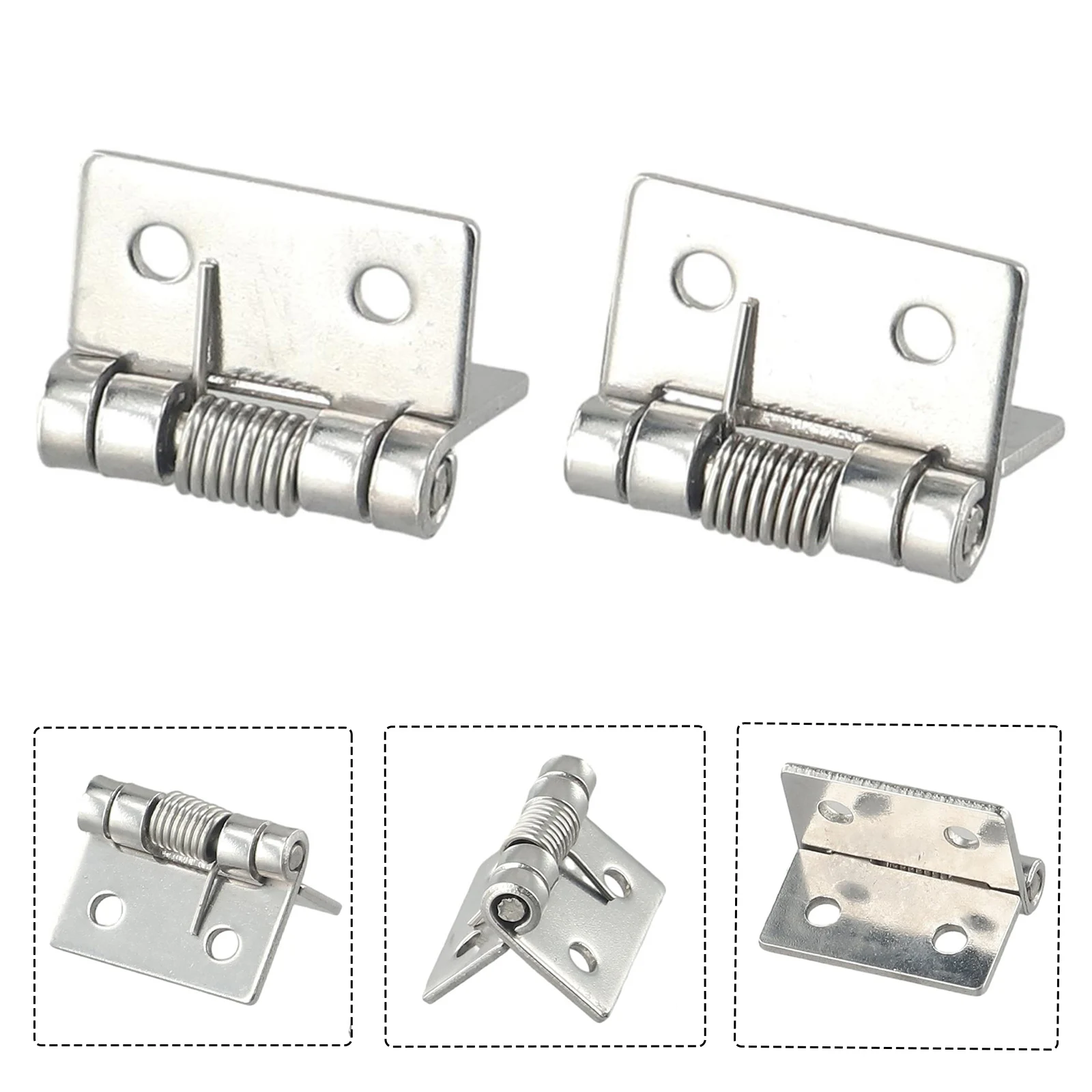 2pcs/set Self Closing Springs Door Hinge Stainless Steel Hardware 1/1.5/2 Inch For Windoww Cabinets Jewelry Box
2pcs/set Self Closing Springs Door Hinge Stainless Steel Hardware 1/1.5/2 Inch For Windoww Cabinets Jewelry Box