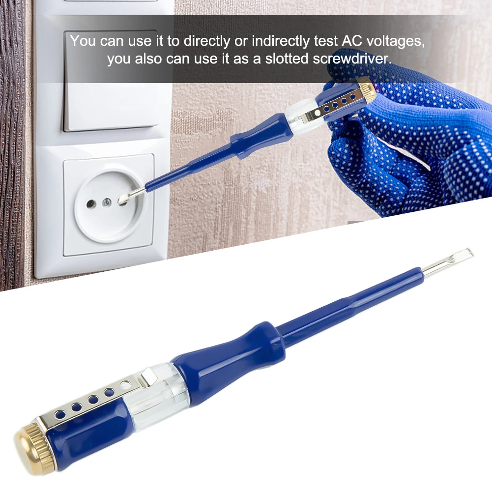 1 Pcs Test Pen Portable Flat Screwdriver Slotted Tip Testing Pen Screwdriver Electrician Tools For Home Shop Garage Automotive
1 Pcs Test Pen Portable Flat Screwdriver Slotted Tip Testing Pen Screwdriver Electrician Tools For Home Shop Garage Automotive