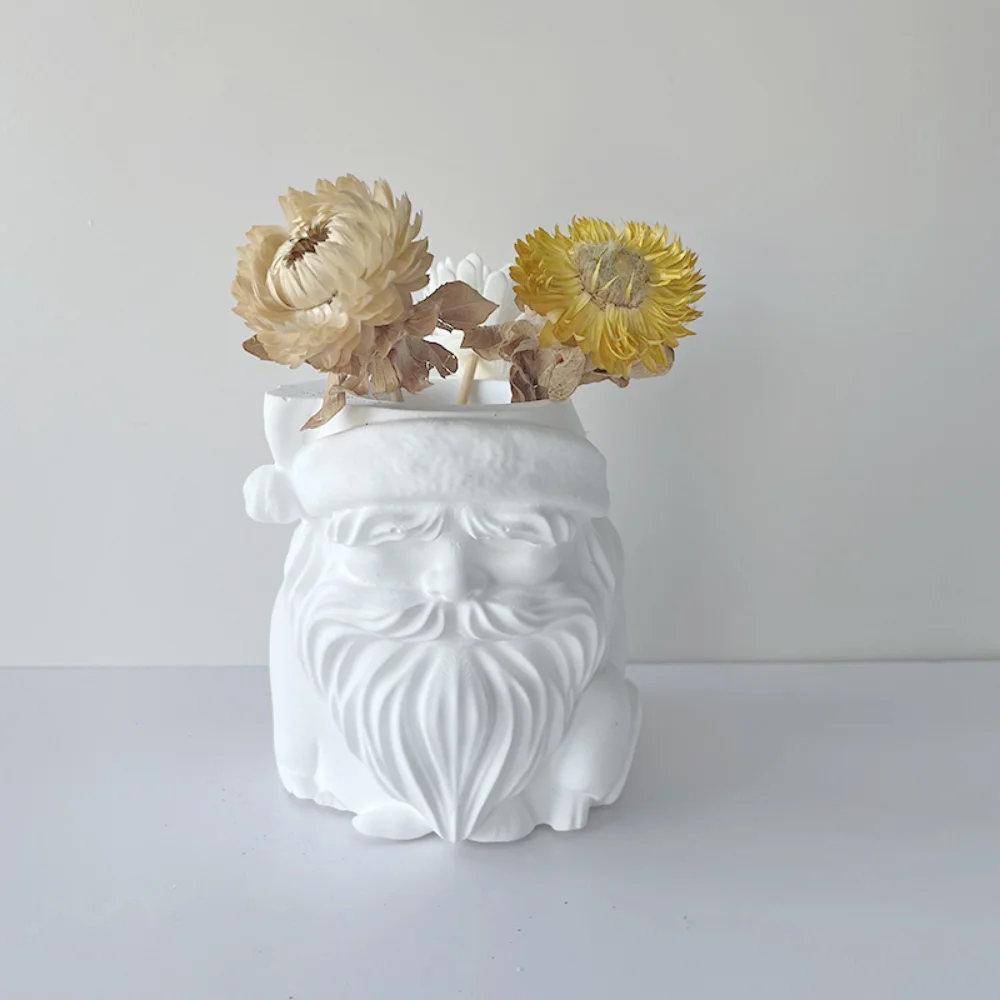 Santa Claus Flower Pot Silicone Molds DIY Handmade Crafts Making Vases Storage Box Pen Holder Boxes Plaster Concrete Mould 
Santa Claus Flower Pot Silicone Molds DIY Handmade Crafts Making Vases Storage Box Pen Holder Boxes Plaster Concrete Mould