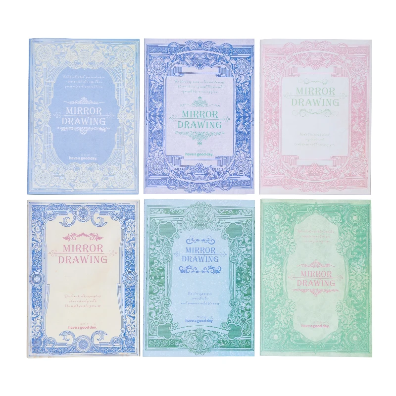 

60 pcs per lot Memo Pad lace themed literary writing message ledger materials decorative basic notes Paper 6 Choices