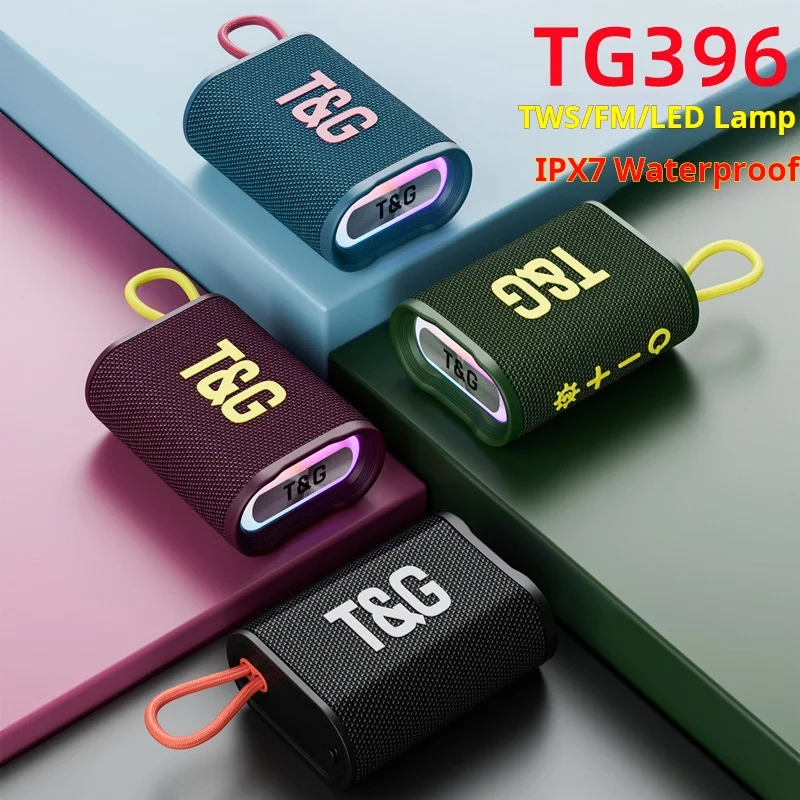 TG396 New IPX7 Waterproof Bluetooth Speaker Plug-in Card Cross-border Bathroom TWS Small Audio Portable Bluetooth Audio
TG396 New IPX7 Waterproof Bluetooth Speaker Plug-in Card Cross-border Bathroom TWS Small Audio Portable Bluetooth Audio
