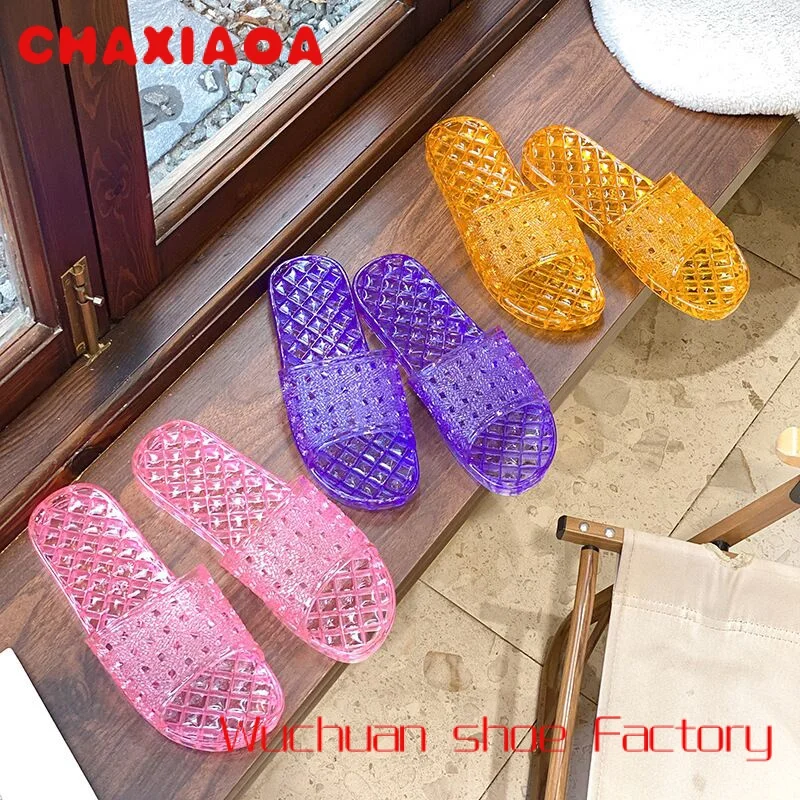 Fashion Summer Transparent Wearing Jelly Shoes Women's Slippers Flat Beach Sandals
Fashion Summer Transparent Wearing Jelly Shoes Women's Slippers Flat Beach Sandals