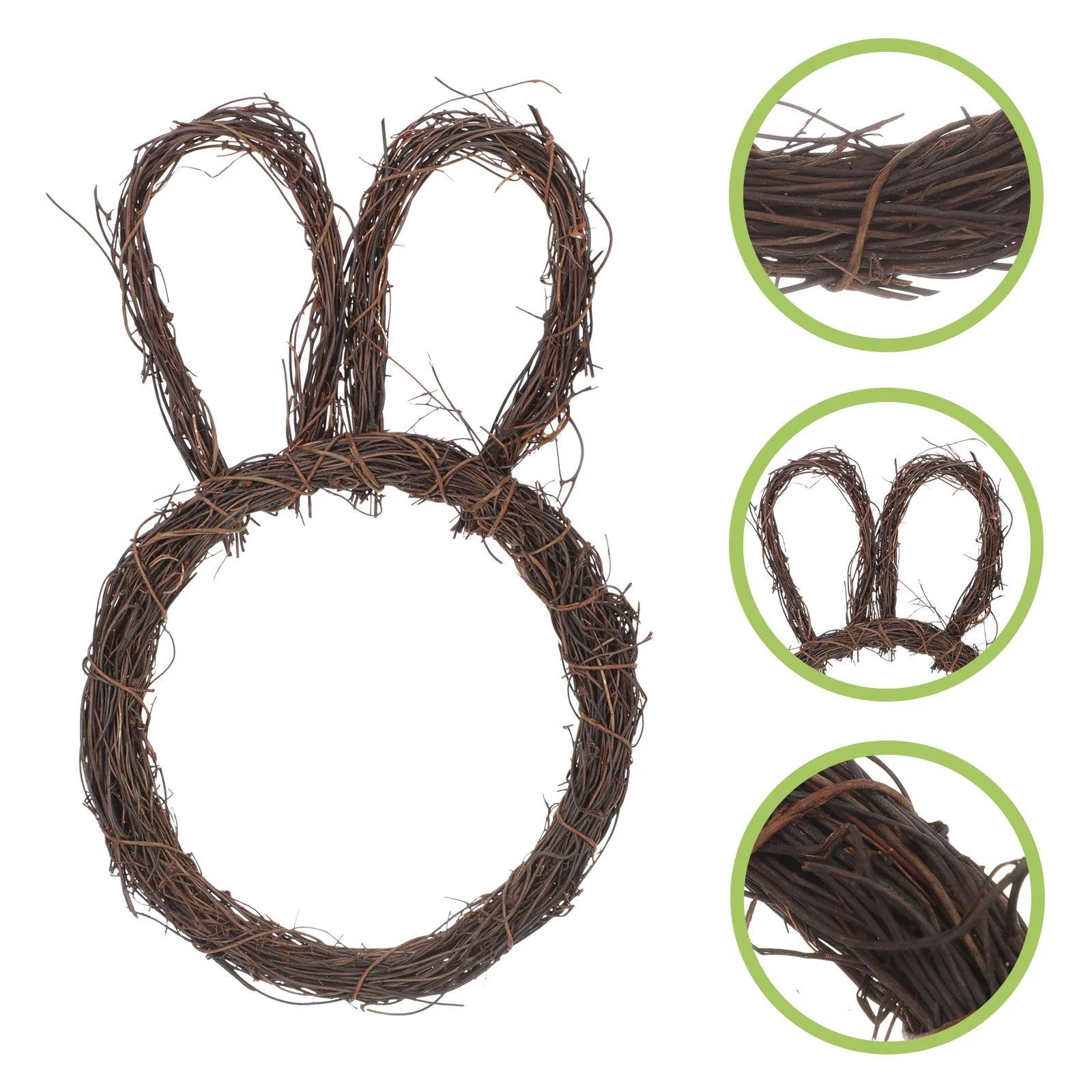 Easter Rabbit Woven Rattan Wreath Artificial Flowers Garland Door Ring DIY Frame Hanging Ornament Festival Party Decoration
Easter Rabbit Woven Rattan Wreath Artificial Flowers Garland Door Ring DIY Frame Hanging Ornament Festival Party Decoration