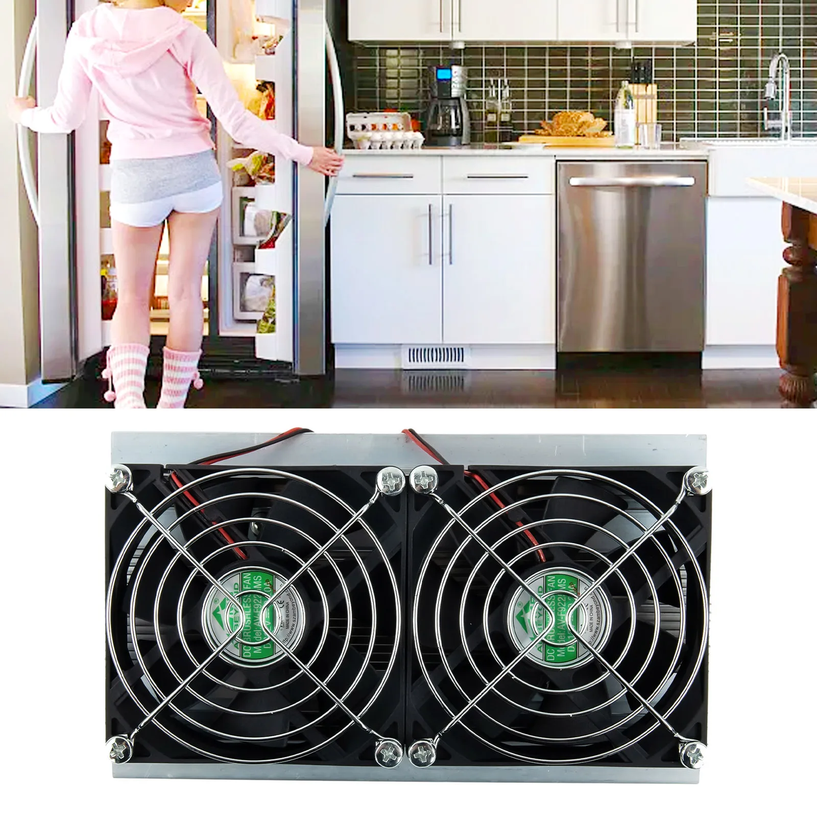 Semiconductor Refrigerator Cooling Equipment DIY Refrigeration Kit Heat Exchanger Refrigeration System TEC1-12705
Semiconductor Refrigerator Cooling Equipment DIY Refrigeration Kit Heat Exchanger Refrigeration System TEC1-12705