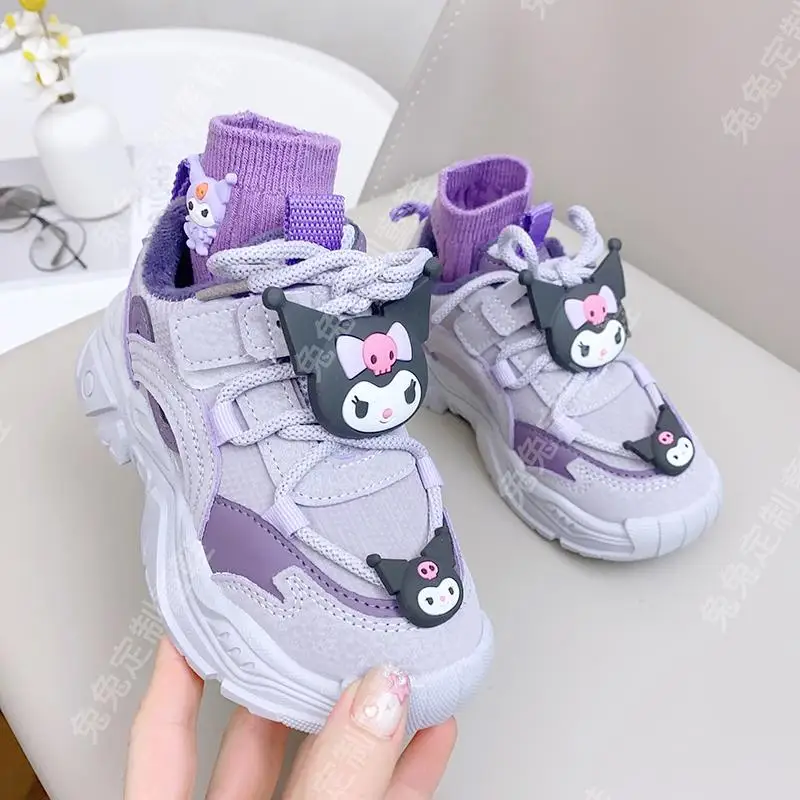 Sanrio Kawaii My Melody Children's Sports Shoes Kuromi Cartoon Anime Thickening Plush Decorate Portable Girls Christmas Gifts
Sanrio Kawaii My Melody Children's Sports Shoes Kuromi Cartoon Anime Thickening Plush Decorate Portable Girls Christmas Gifts