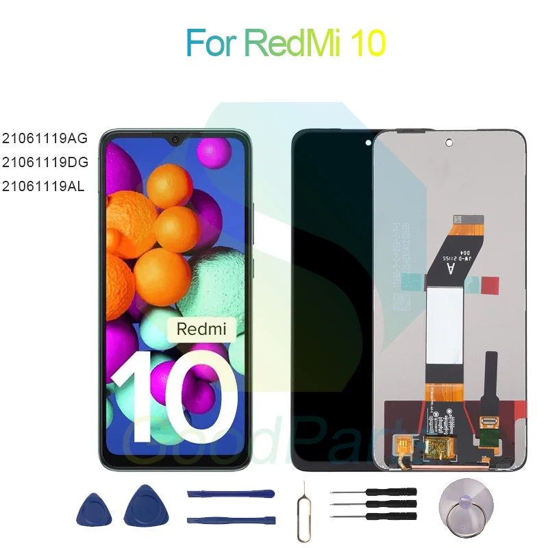 For RedMi 10 LCD Display Screen 6.5" 21061119AG, 21061119DG, 21061119AL For RedMi 10 Touch Digitizer Assembly Replacement
For RedMi 10 LCD Display Screen 6.5" 21061119AG, 21061119DG, 21061119AL For RedMi 10 Touch Digitizer Assembly Replacement