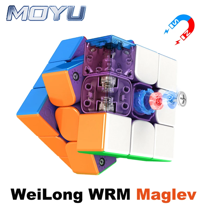 

MoYu WeiLong WR Maglev 3x3x3 Magnetic Magic Cube 3×3 Professional Speed Puzzle 3x3 Children Fidget Toys Gift Magnet Cubo Magico