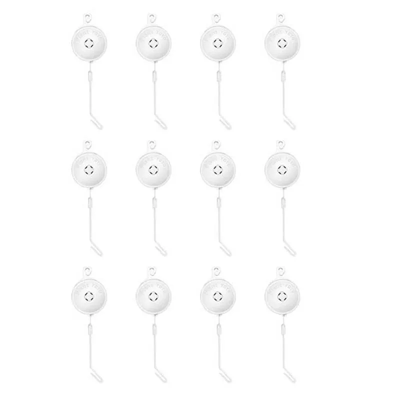 12PC Adjustable Plant Yo-Yo Hook High Tenacity Nylon Rope And Stopper Hook Support Fruit And Vegetable Stems And Leaves
12PC Adjustable Plant Yo-Yo Hook High Tenacity Nylon Rope And Stopper Hook Support Fruit And Vegetable Stems And Leaves
