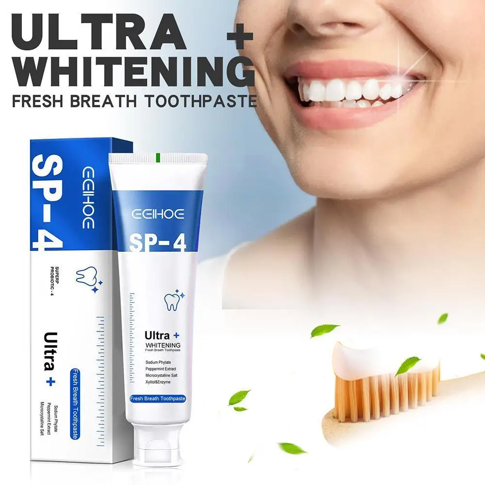 Probiotic Caries Toothpaste SP 4 Whitening Tooth Decay Repair Fresh Breath Paste Cleaner Dental Care 120g Remover Teeth Pla Q1P3
Probiotic Caries Toothpaste SP 4 Whitening Tooth Decay Repair Fresh Breath Paste Cleaner Dental Care 120g Remover Teeth Pla Q1P3