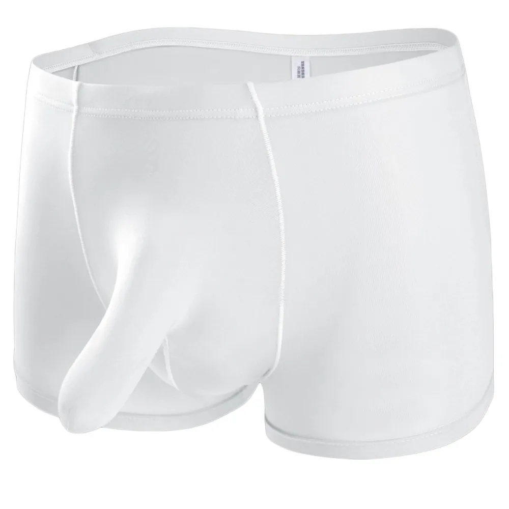 Sexy Men's Briefs Elephant Nose Underpants Boxer Shorts Solid Color Panties Ice Silk Low-Rise Underwear Lingerie
Sexy Men's Briefs Elephant Nose Underpants Boxer Shorts Solid Color Panties Ice Silk Low-Rise Underwear Lingerie