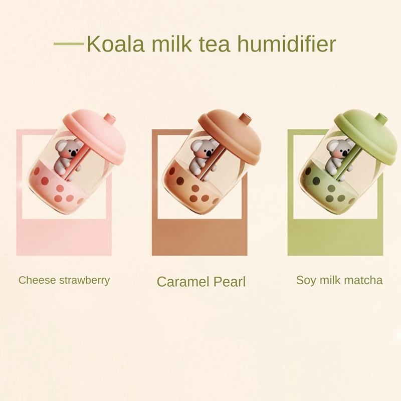 450Ml Portable Koala Milk Tea Cup Air Purification Humidifier USB Desktop Water Atomizer Diffuser For Bedroom
450Ml Portable Koala Milk Tea Cup Air Purification Humidifier USB Desktop Water Atomizer Diffuser For Bedroom