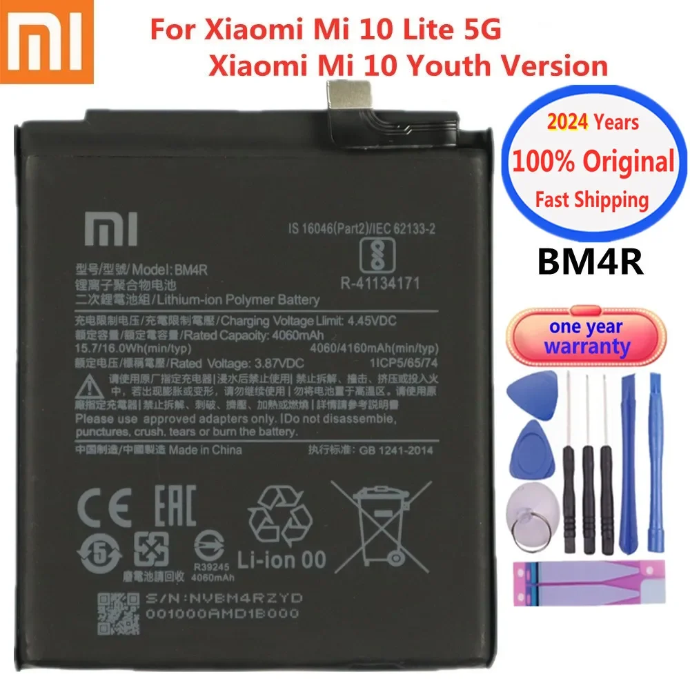 2024 год, Xiao Mi 100% оригинальный аккумулятор BM4R для Xiaomi MI10 Mi 10 Lite 5G / Mi 10, Молодежная версия, аккумулятор для телефона 4160 мАч
2024 год, Xiao Mi 100% оригинальный аккумулятор BM4R для Xiaomi MI10 Mi 10 Lite 5G / Mi 10, Молодежная версия, аккумулятор для телефона 4160 мАч