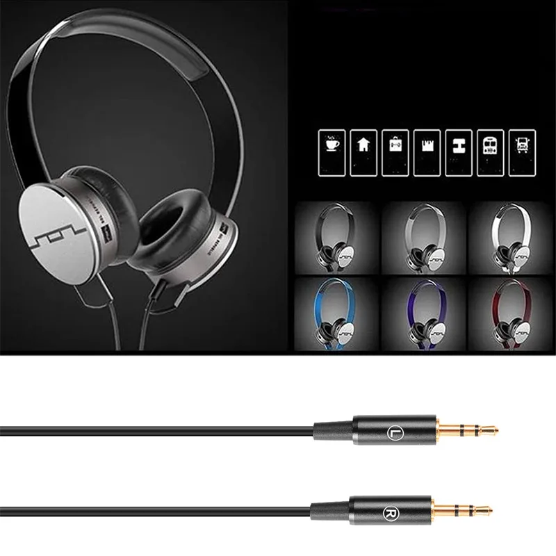 Flexural Replacement 1.4m Audio Cable With Mic For Sol Republic Master Tracks HD V8 V10 V12 X3 Headphone Audio Cable Flexural Replacement 1.4m Audio Cable With Mic For Sol Republic Master Tracks HD V8 V10 V12 X3 Headphone Audio Cable