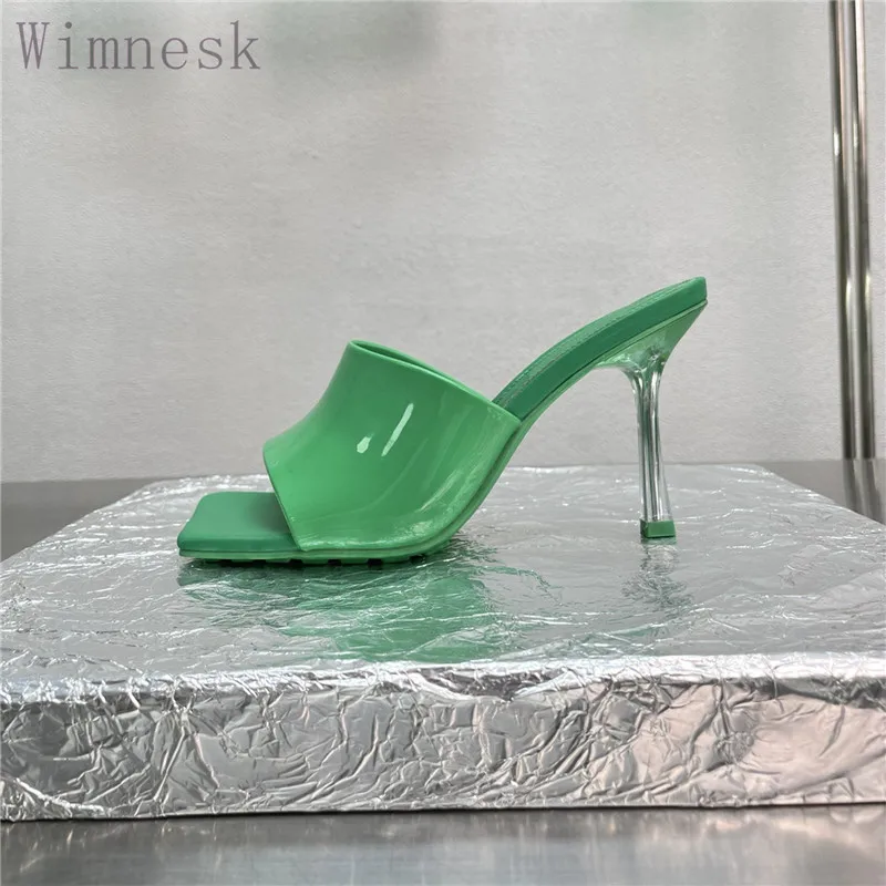 Summer New Square Toe Genuine Leather Fashion Super High Heels Slippers For Woman Concise Thin Heel Party Dress Shoes Women 2023
Summer New Square Toe Genuine Leather Fashion Super High Heels Slippers For Woman Concise Thin Heel Party Dress Shoes Women 2023