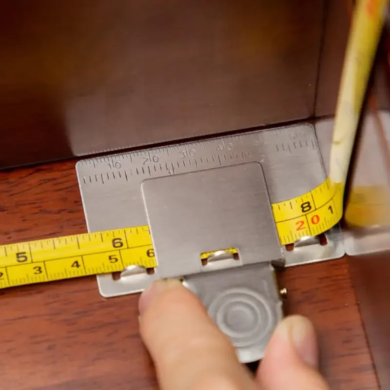 Measuring Tape Clip Stainless Steel Woodworking Convenient Measure Precise Locate Tool Decoration Accessories
Measuring Tape Clip Stainless Steel Woodworking Convenient Measure Precise Locate Tool Decoration Accessories