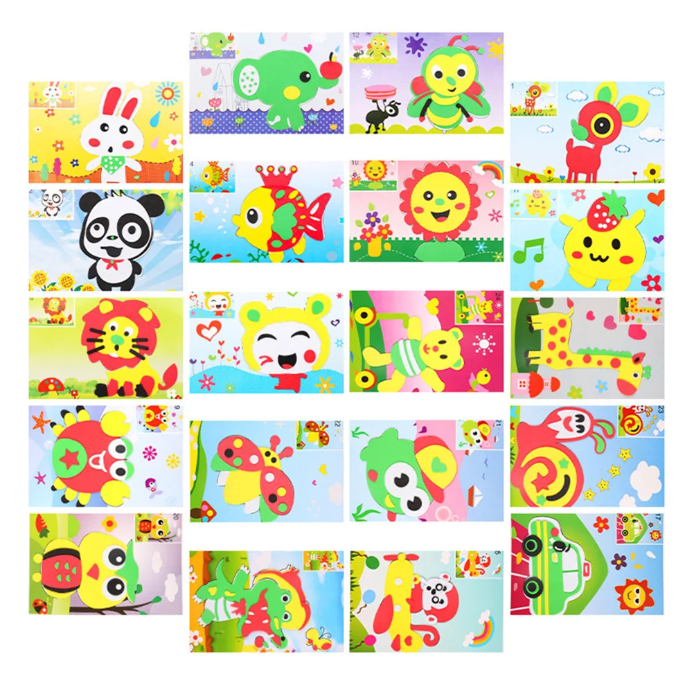 20 Pcs Puzzle 3d Stickers Toddler Children’s Toys Kids Educational Eva Foams and Crafts for
20 Pcs Puzzle 3d Stickers Toddler Children’s Toys Kids Educational Eva Foams and Crafts for