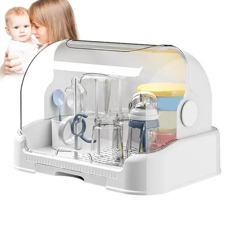 Space Saving Bottle Dryer Holder Portable Bottle Storage With Cover Durable Countertop Rack For Toddler Bottles And Storage Box
Space Saving Bottle Dryer Holder Portable Bottle Storage With Cover Durable Countertop Rack For Toddler Bottles And Storage Box