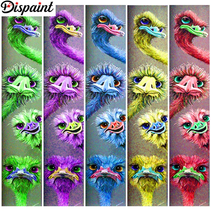 Dispaint Diy 5d Diamond Painting "Animal Ostrich" Cross Stitch Square Round Diamond Embroidery Handwork Rhinestone Art
Dispaint Diy 5d Diamond Painting "Animal Ostrich" Cross Stitch Square Round Diamond Embroidery Handwork Rhinestone Art