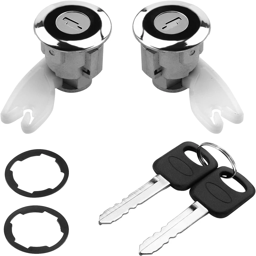Door Lock Cylinder Keys Set for Ford F-150 F-250 F-350 Super Duty Explorer Ranger E-150 E-250 E-350 Econoline F2UZ1522050A
Door Lock Cylinder Keys Set for Ford F-150 F-250 F-350 Super Duty Explorer Ranger E-150 E-250 E-350 Econoline F2UZ1522050A