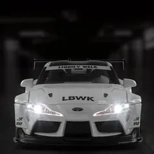 New 1:22 Toyota L B K W Walk Diecast Car Supra Models High Simulation Vehicle Toy With Light Music Gifts For Children Collection
New 1:22 Toyota L B K W Walk Diecast Car Supra Models High Simulation Vehicle Toy With Light Music Gifts For Children Collection