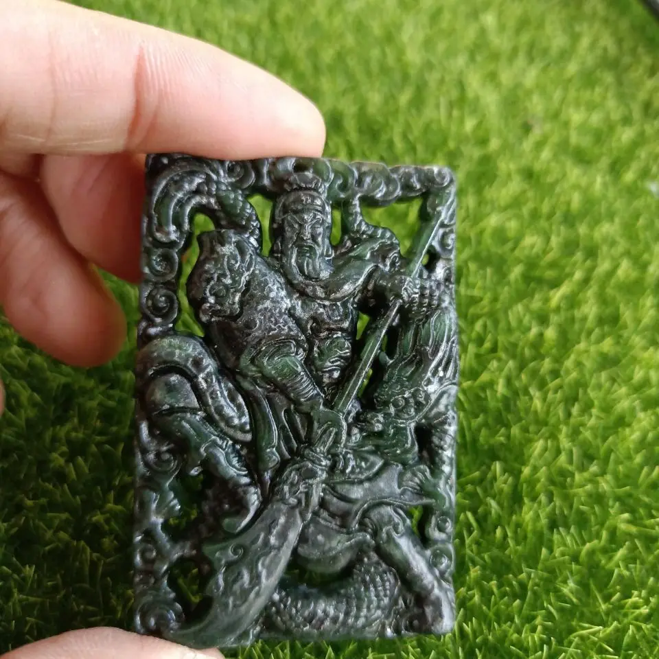 Natural Tibetan Jade Medicine King Shi Zhongyi Guan Gong Domineering Wu Caishen Hollow Pendants for Men and Women Joker Pendants
Natural Tibetan Jade Medicine King Shi Zhongyi Guan Gong Domineering Wu Caishen Hollow Pendants for Men and Women Joker Pendants
