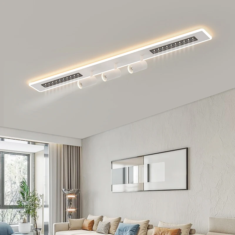 White LED Ceiling Light Simple Spotlight For Bedroom Aisle Corridor Foyer Hotel Living Dinning Room Long Strip Three Colors Lamp
White LED Ceiling Light Simple Spotlight For Bedroom Aisle Corridor Foyer Hotel Living Dinning Room Long Strip Three Colors Lamp