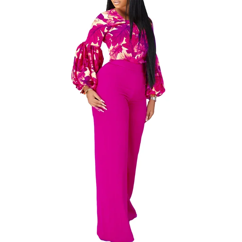 2 Pieces Women's Sets Summer Autumn Flower Print Blouse Shirt Suit Tops And Pants Suits Dashiki African Set Tracksuit Outfit
2 Pieces Women's Sets Summer Autumn Flower Print Blouse Shirt Suit Tops And Pants Suits Dashiki African Set Tracksuit Outfit