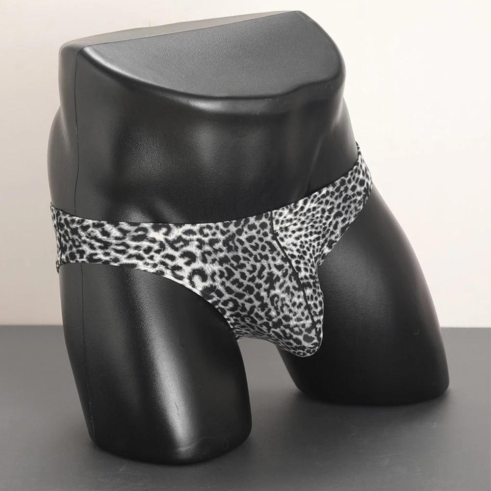 Leopard Men Sexy Sleepwear Swimwear Breathable Panties Low-Rise Briefs Underwear Silky Bulge Pouch Underpant
Leopard Men Sexy Sleepwear Swimwear Breathable Panties Low-Rise Briefs Underwear Silky Bulge Pouch Underpant