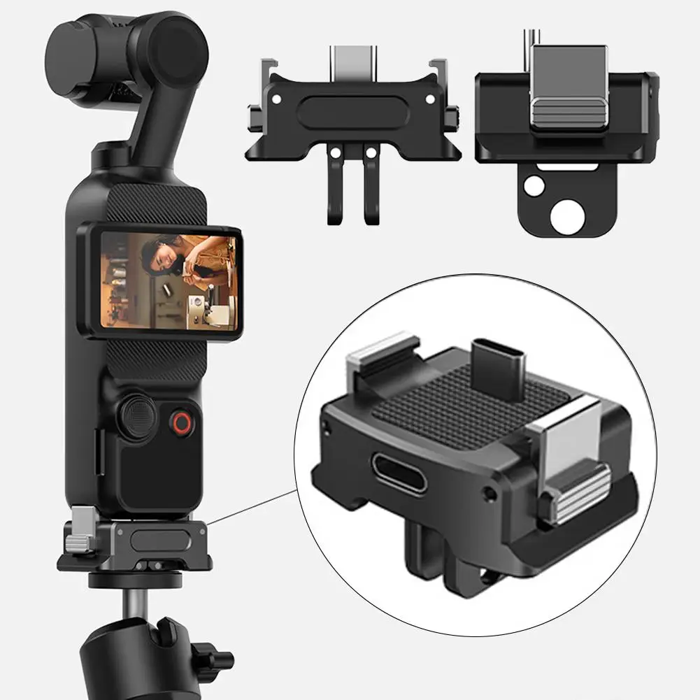 Переходник для зарядной док-станции для Dji Osmo Pocket 3 адаптер для зарядного устройства базовый кронштейн 1/4 резьбовое отверстие на нижней части алюминиевый сплав U2Y3
Переходник для зарядной док-станции для Dji Osmo Pocket 3 адаптер для зарядного устройства базовый кронштейн 1/4 резьбовое отверстие на нижней части алюминиевый сплав U2Y3